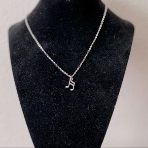 Handmade Music Note Necklace